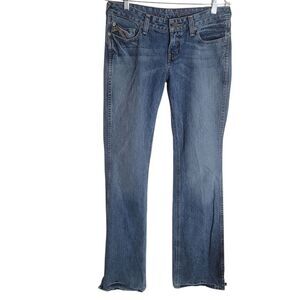 Ariat Ruby Boot Cut Jeans Women's 28 Long Blue Denim Western Cowgirl Workwear